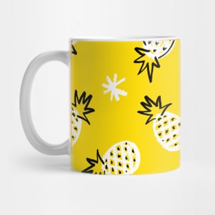 Yellow Starry Pineapples Mug